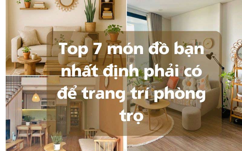 Trang trí phòng trọ