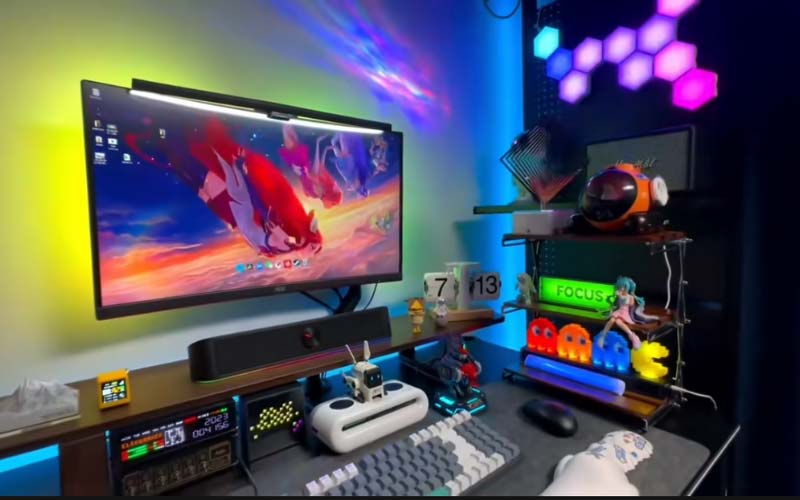 setup/decor góc làm việc