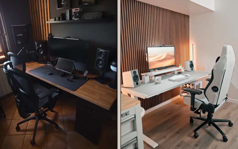 setup/decor góc làm việc