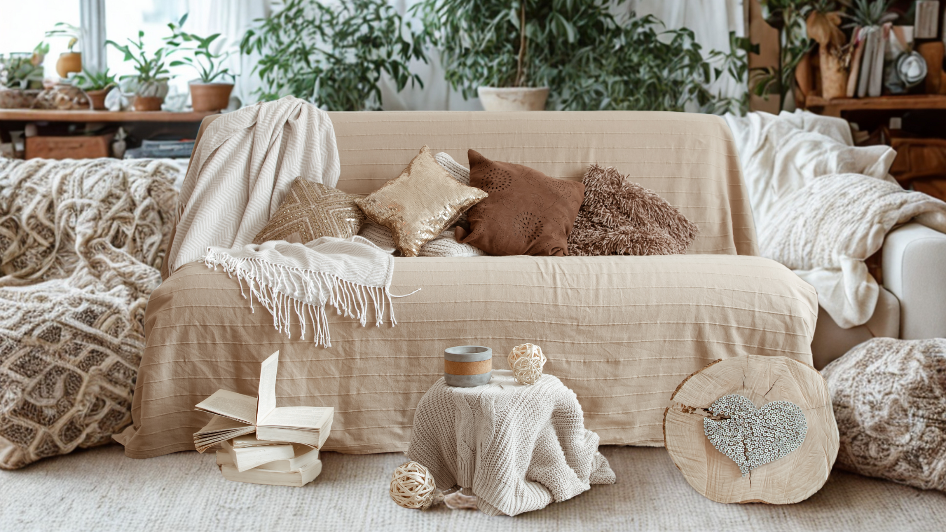 Decor nhà tone màu trắng