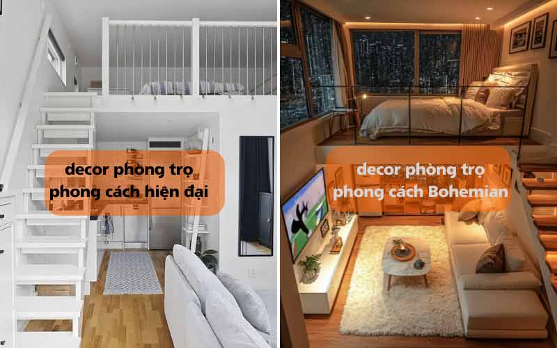 decor phòng trọ