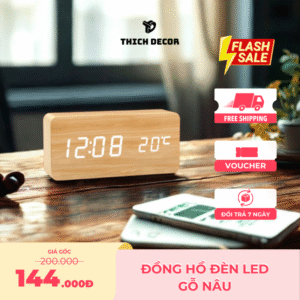 Đồng hồ led để bàn