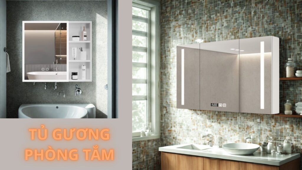 Tủ gương phòng tắm
